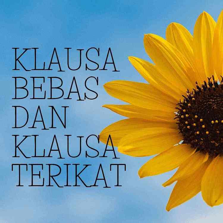 Wah, Ada Klausa Bebas dan Terikat! sintaksis mijil.id