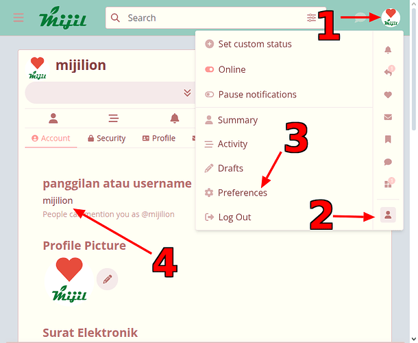cara-mengetahui-nama-akun-mijil.id-ok