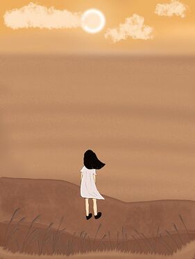 Sejauh mata memandang yang terlihat hanya gurun…